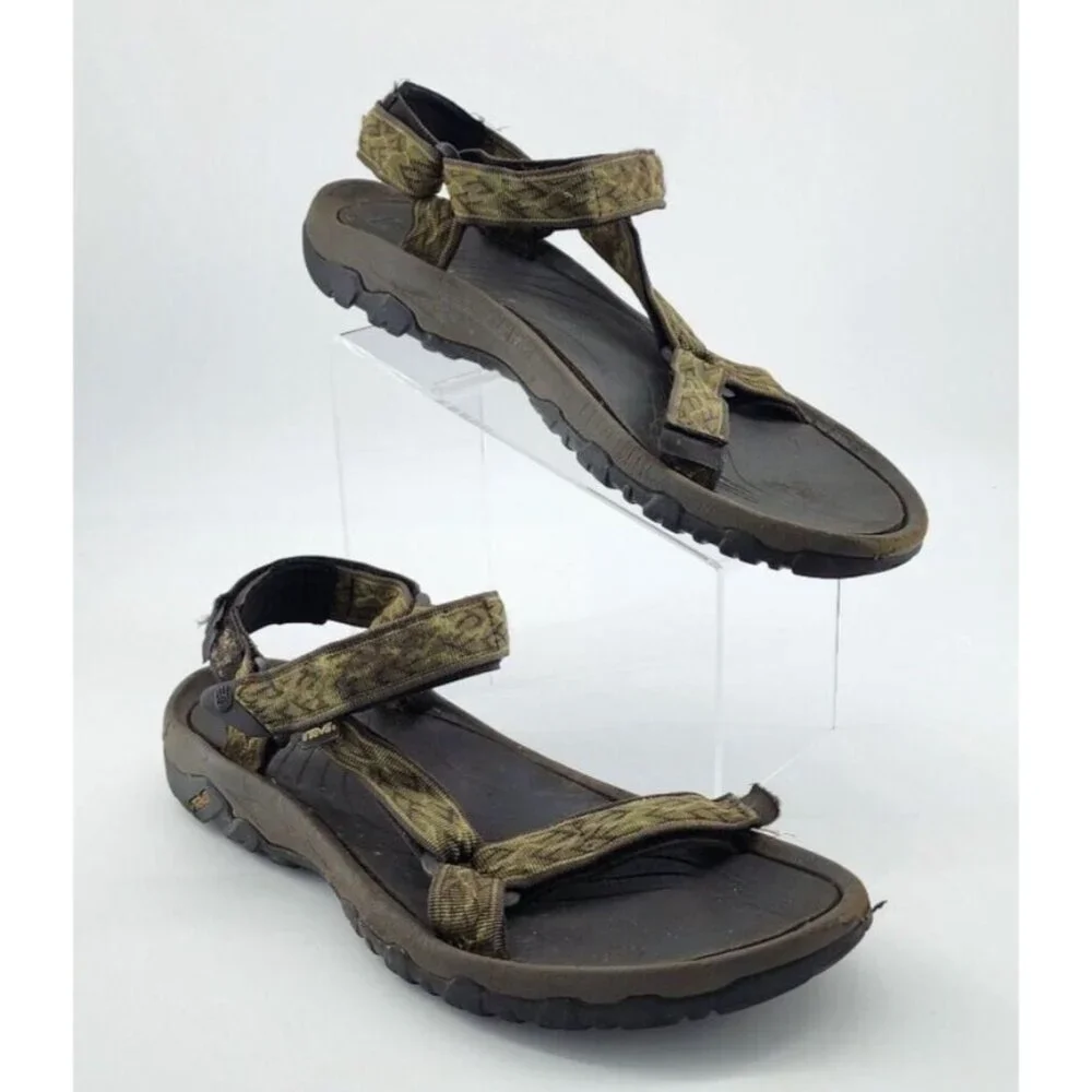Teva Hurricane Strappy Sandals Shoes Men's‎ Size 13 Green 4156 Summer Water